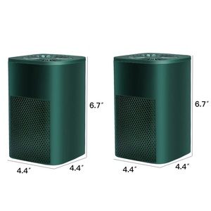 2 packs Mini portable air purifier - Green